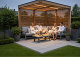 Aluminium Loungeset Hoekbank - Antraciet Frame - 5-delig - Belito Lotte showroommodel