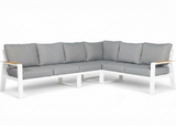Belito® Lotte loungeset wit - hoek - 4 delig