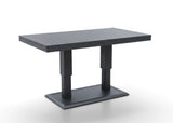 Belito Lotte tafel antraciet verstelbaar - aluminium dekplaat