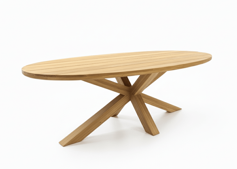 Apple Bee Condor Dining Tuinset 240 cm Ovaal | Houten Onderstel