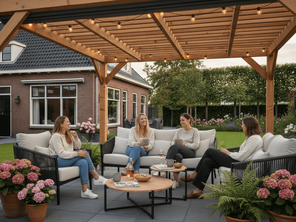 Aluminium Rope Loungebank 150 cm Belito® Ouddorp 3.0