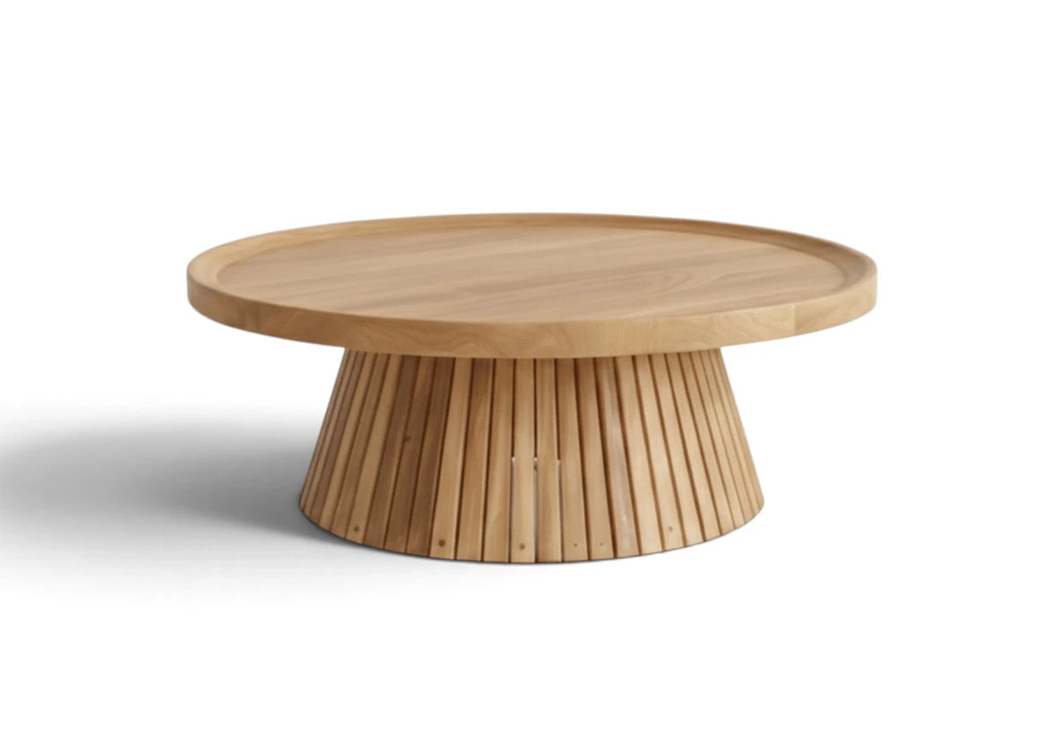 Belito Daan salontafel Ø 80 cm, conische poot - detailfoto