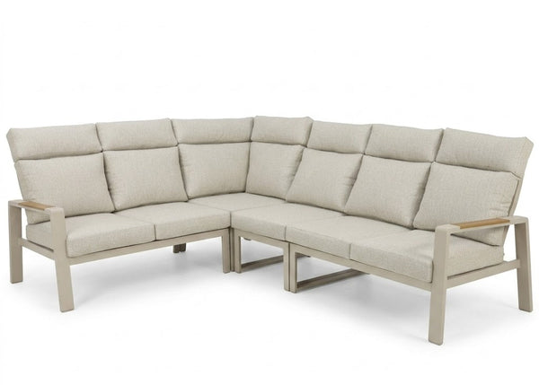 Belito lisa hoekset taupe