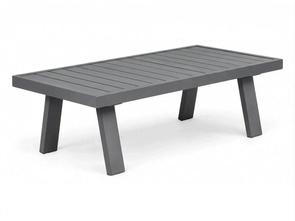 Belito Lotte koffietafel antraciet aluminium blad, 120 x 60 cm
