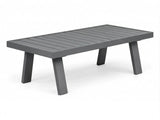 Belito Lotte koffietafel antraciet aluminium blad, 120 x 60 cm