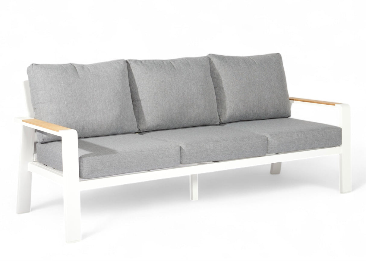 Aluminium - Wit - Belito Birmingham Tuinbank 211 cm