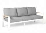 Aluminium - Wit - Belito Birmingham Tuinbank 211 cm