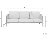 Apple Bee Bora Bora Loungeset 4-delig Nr. 2 | Taupe Rope & Keramiek