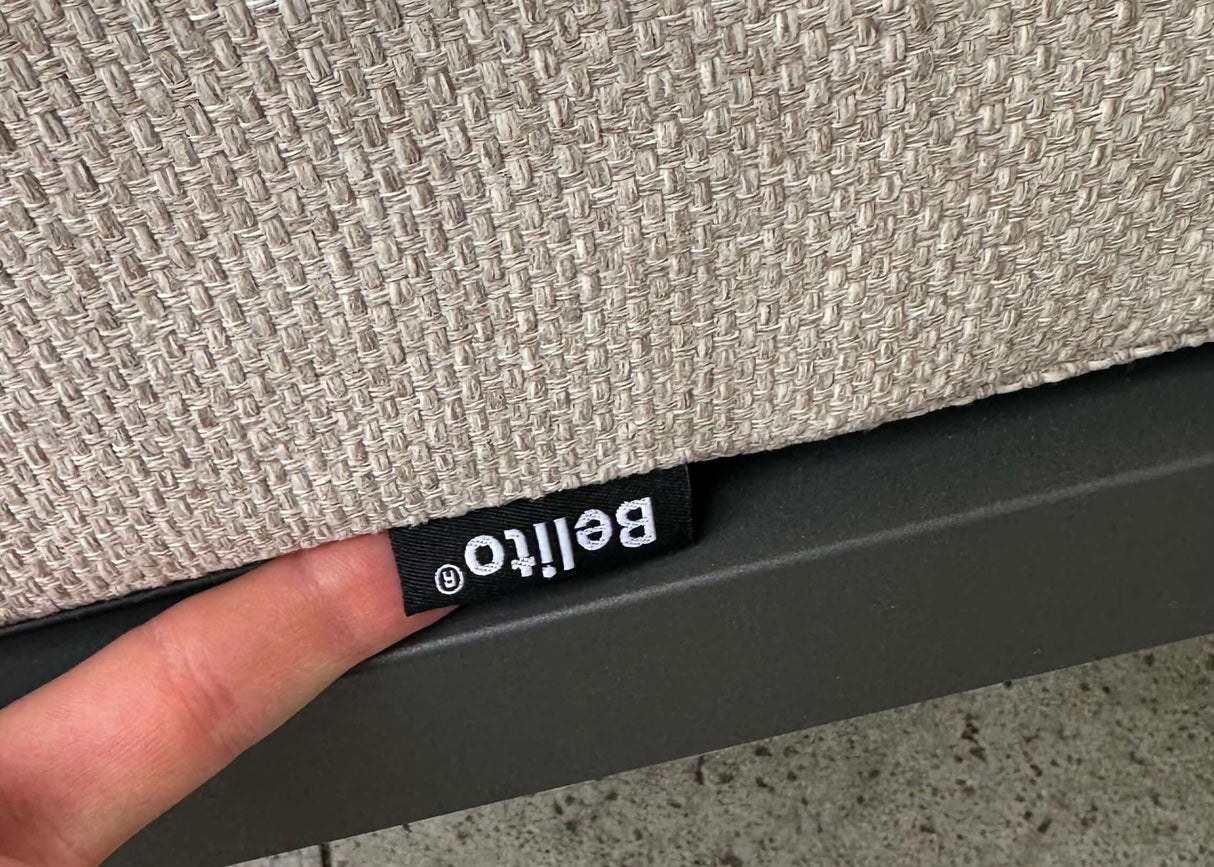 Belito Lotte Loungeset Hoekbank Nr. 2 | Antraciet Aluminium | 288 x 220 cm | 6-persoons | Lichte Kussens
