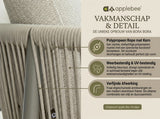 Apple Bee Bora Bora Loungeset 3-delig Nr. 3 | Taupe Rope | Zonder Tafels