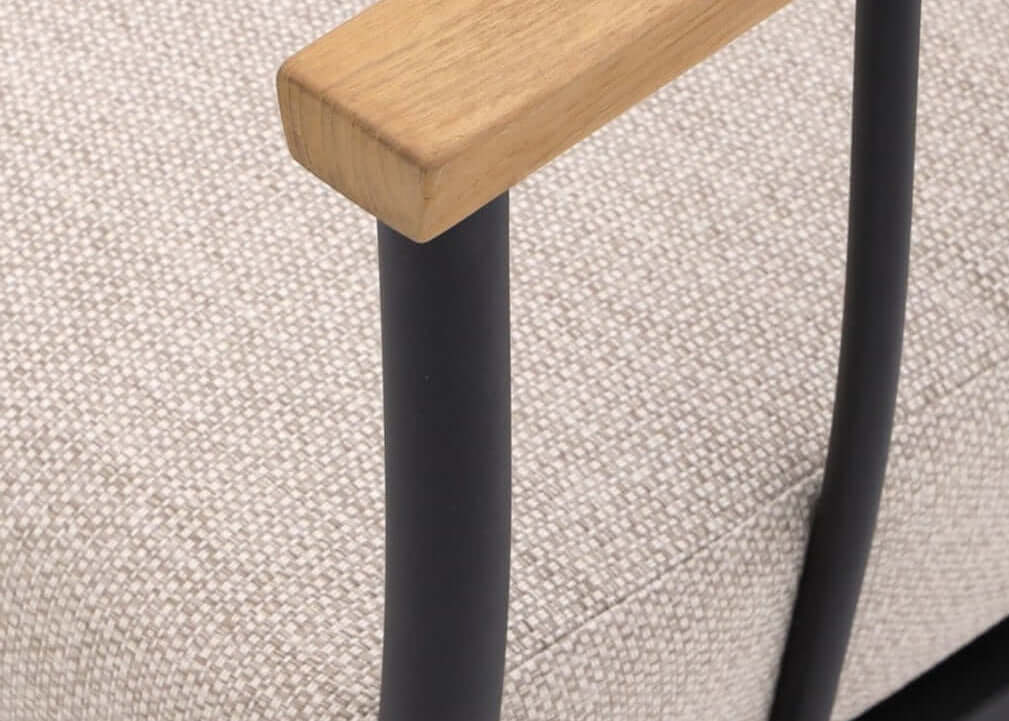 Apple Bee Condor Lounge Tuinbank 217 cm - Zwart