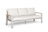 Aluminium Bank Loungeset - Taupe - Belito Birmingham - 4 - delig