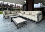 Apple Bee Santorini Loungeset 5-delig Nr.1 - Rechts Lang - Upholstered - 239 x 318 cm