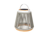 Rocca sfeerlamp tuin solar - aluminium - Rope - light grey - set