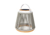 Rocca sfeerlamp tuin solar - aluminium - Rope - light grey - set