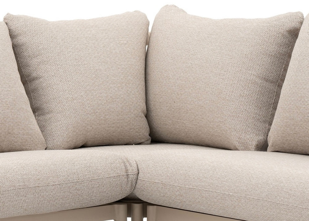 Aluminium Hoek Loungeset - Taupe Frame - Belito Julia - 5-delig