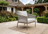 Belito Frank Aluminium Rope Loungeset Nr.1 - Taupe