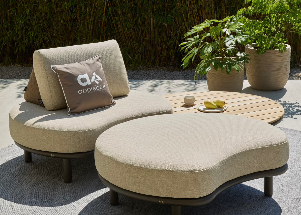 Apple Bee Moon Island Loungestoel | Bronze | Cotton Flower | BeeWett®