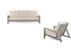 Apple Bee Spring Aluminium Taupe Loungeset Nr.11