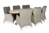Belito® Milou/Mees tuinset 6 personen - 7 delig - 240 cm ovaal showroommodel
