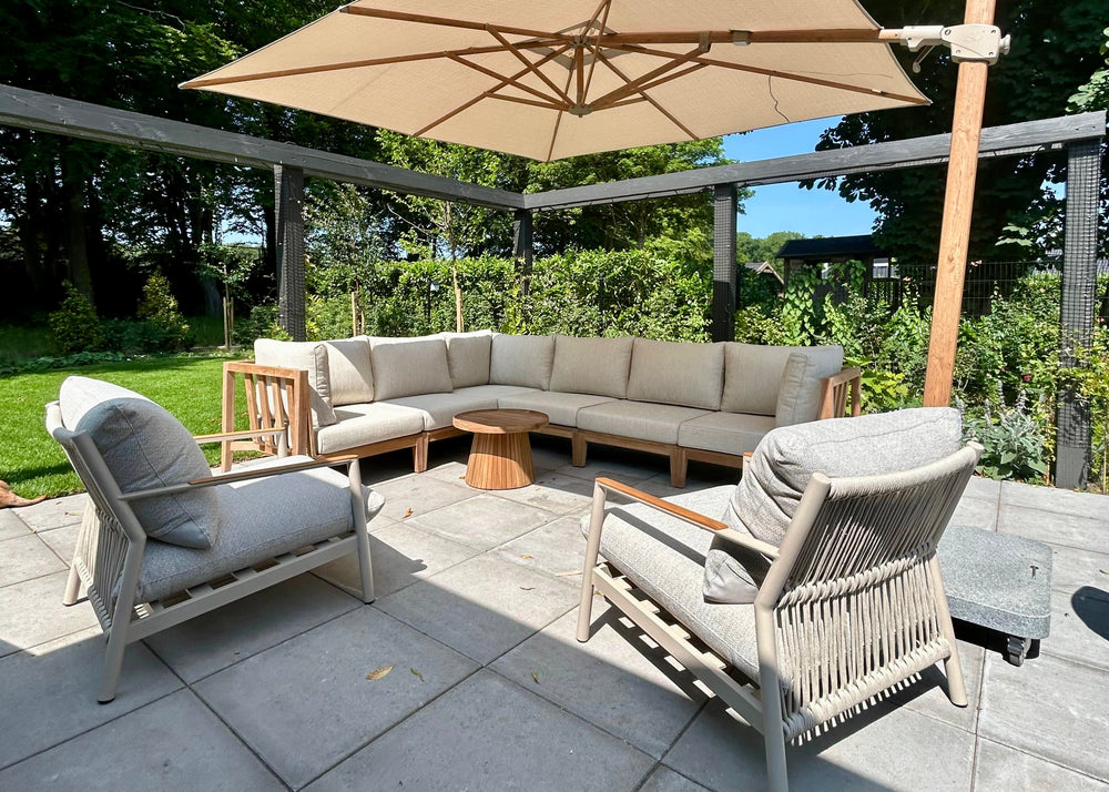 Teakhouten Loungeset