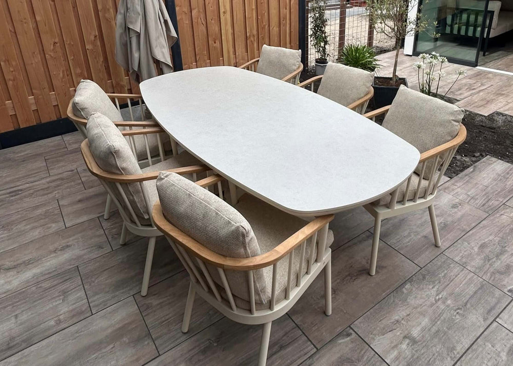 Apple Bee Condor/Melville Dining Tuinset 220 cm - 7 Delig