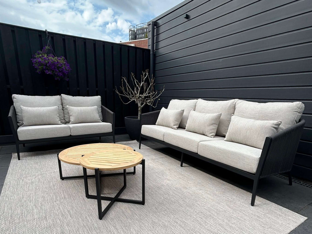 Aluminium Stoel-Bank Loungeset - Rope - Belito® Ouddorp - All-Weather - Nr.2