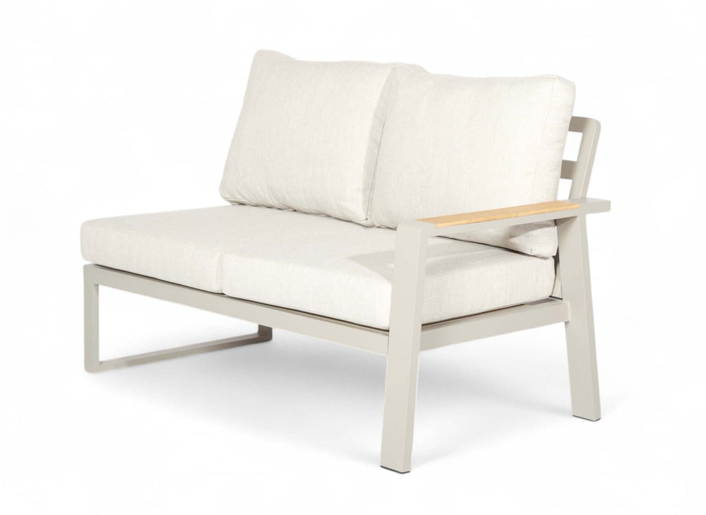 Aluminium Loungeset Hoekbank - Taupe Frame - 3 delig - Belito Lotte