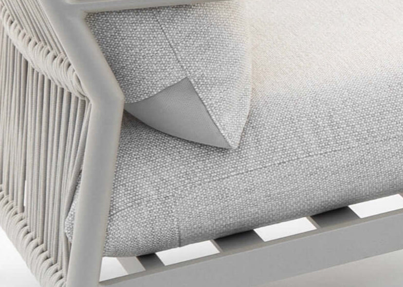 Aluminium Stoel-Bank Loungeset - Taupe Frame - Belito Julia - 3-delig