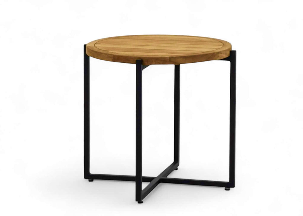 Apple Bee Condor Lounge Koffietafel Teakhout Ø 54 cm - Showroommodel