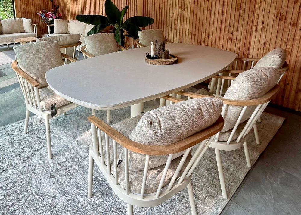 Apple Bee Condor/Melville Dining Tuinset 220 cm - 7 Delig