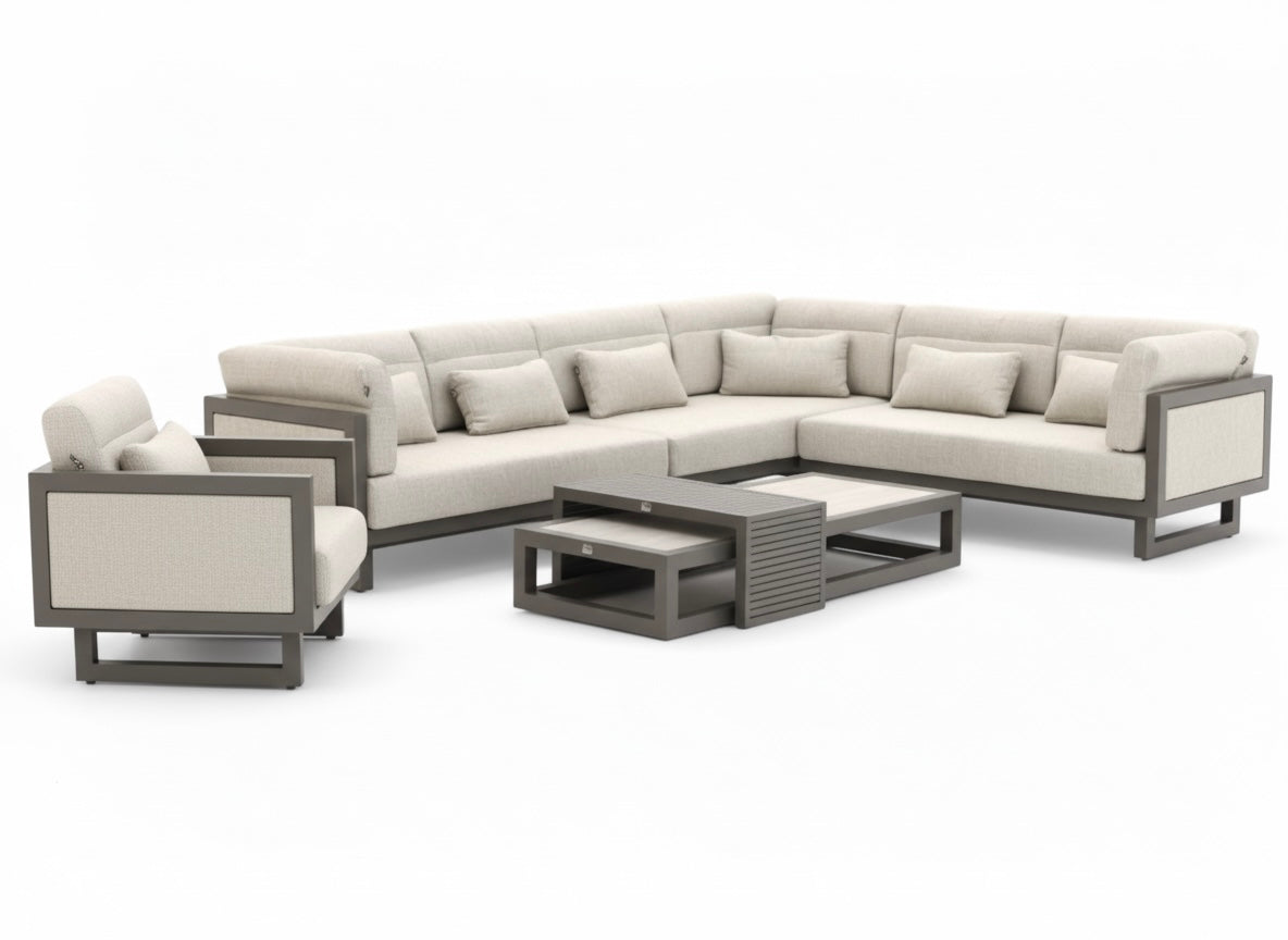 Apple Bee Santorini Loungeset 6-delig Nr.11 - Links lang