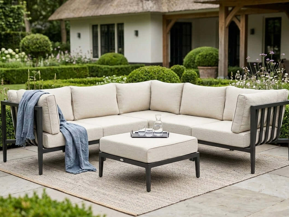 Belito Daan Hoek Loungeset | Aluminium | Carbon Black | 245x245 cm | Nr. 3