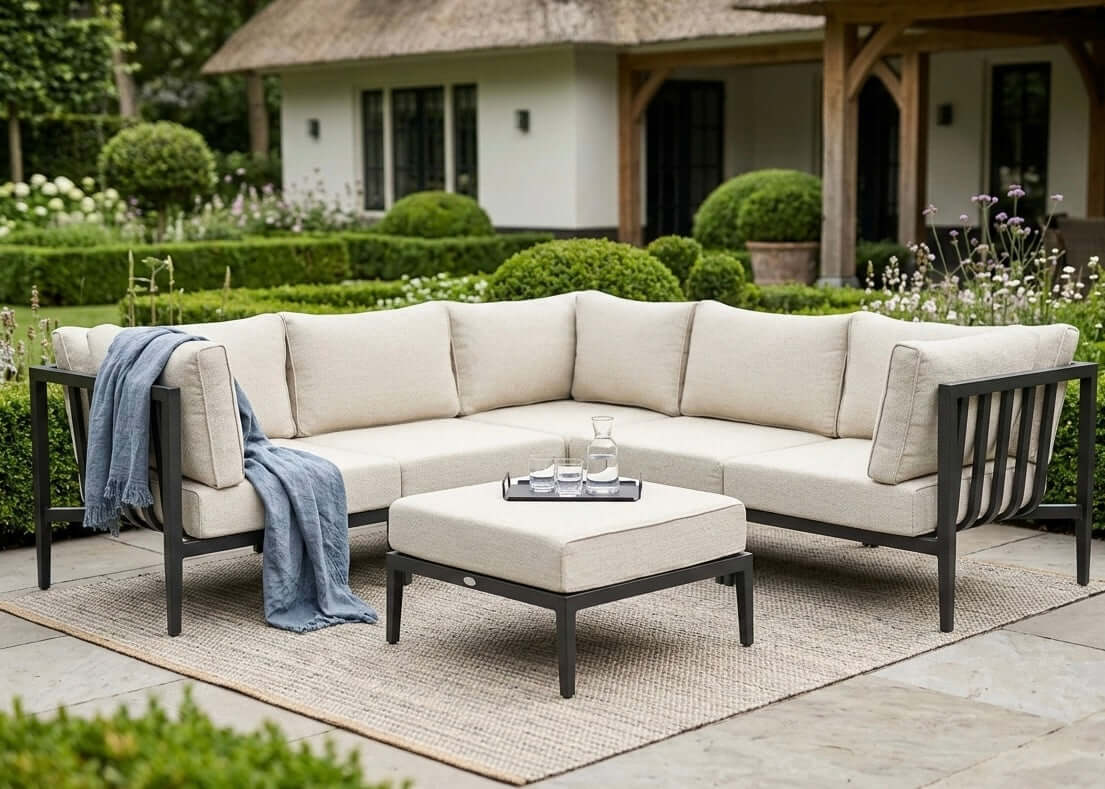 Belito Daan Hoek Loungeset | Aluminium | Carbon Black | 245x245 cm | Nr. 3