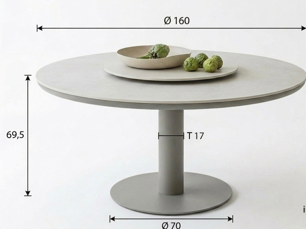 Apple Bee Bora Bora Low Dining Tuinset 5-delig - Taupe