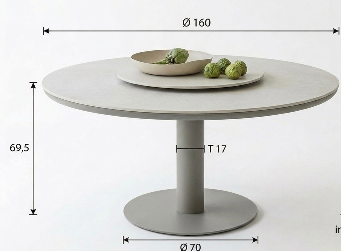 Apple Bee Bora Bora Low Dining Tuinset 5-delig - Taupe