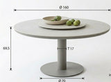Apple Bee Bora Bora Low Dining Tuinset 5-delig - Taupe