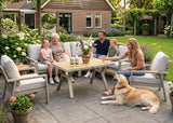Belito Lotte Loungeset Hoekbank Nr. 4 | Taupe Aluminium | 288 x 220 cm | 6-persoons