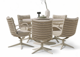 Apple Bee Camp Bay Tuinset | 160 cm | 6-delig | Oyster