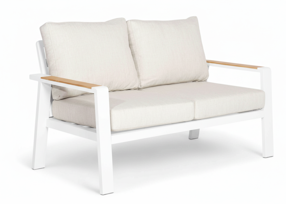 Aluminium - Wit - Belito Birmingham Tuinbank 153 cm