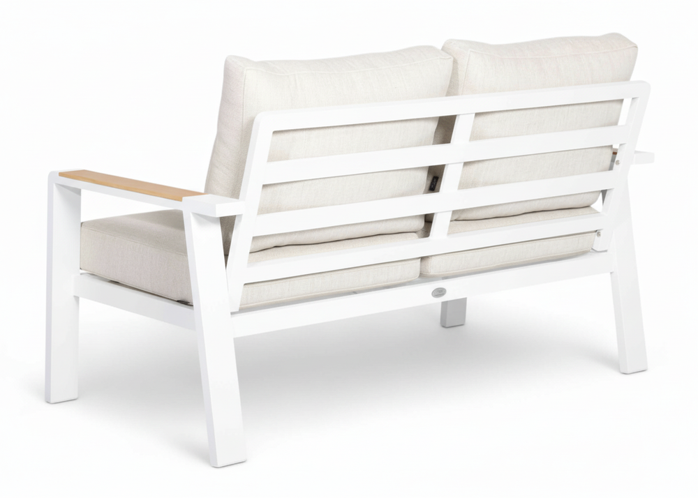 Aluminium - Wit - Belito Birmingham Tuinbank 153 cm