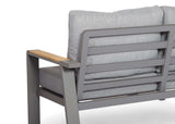 Aluminium - Antraciet - Belito Birmingham Tuinbank 153 cm