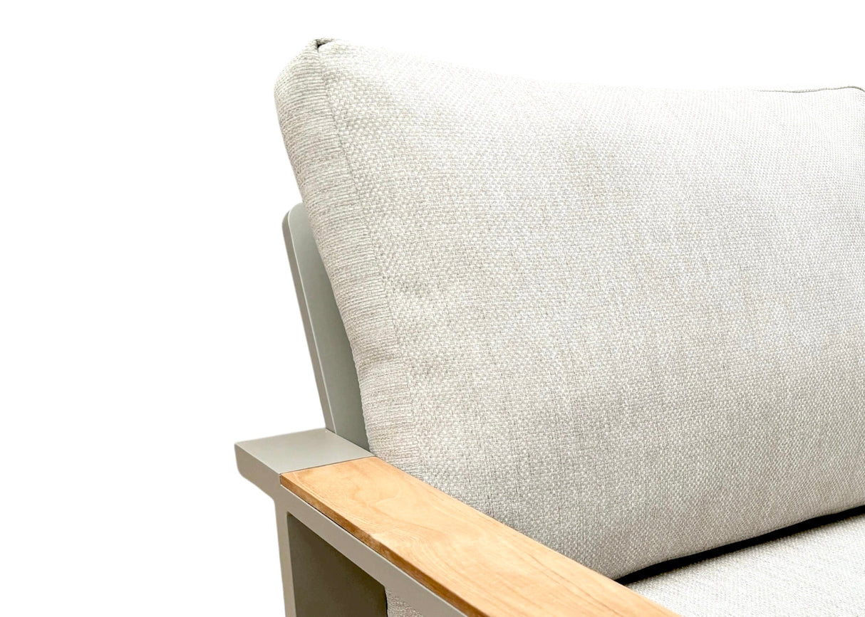 Aluminium - Taupe - Belito Birmingham Tuinbank 211 cm