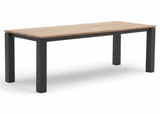 Belito Luuk Dining tuintafel 240x90cm - Aluminium en Teakhout