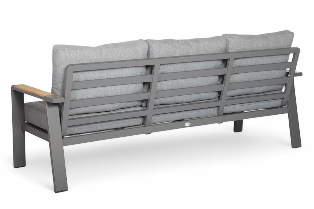 Aluminium - Antraciet - Belito Birmingham Tuinbank 211 cm