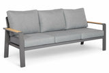 Aluminium - Antraciet - Belito Birmingham Tuinbank 211 cm