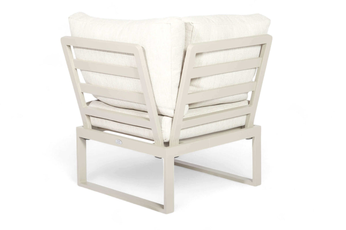 Aluminium Loungeset Hoekbank - Taupe Frame - 6-Persoons - Belito Lotte 4-delig