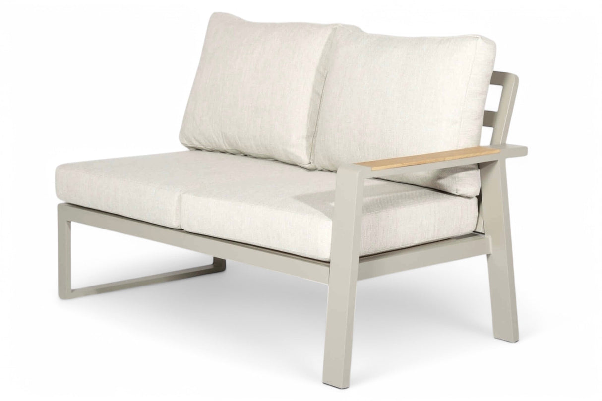 Aluminium Loungeset Hoekbank - Taupe Frame - 4 delig - Belito Lotte