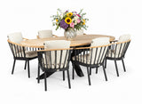 Apple Bee Condor Dining Tuinset 6 persoons - 240 cm Ovaal - Aluminium Onderstel