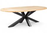 Belito Mees Teakhouten ovale tuintafel 200x110cm